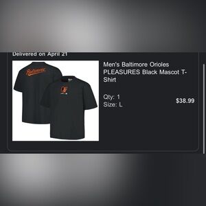 Men’s Baltimore Orioles PLEASURES tshirt